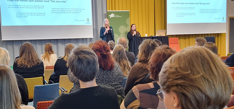 Spridningskonferens: Det syns inte