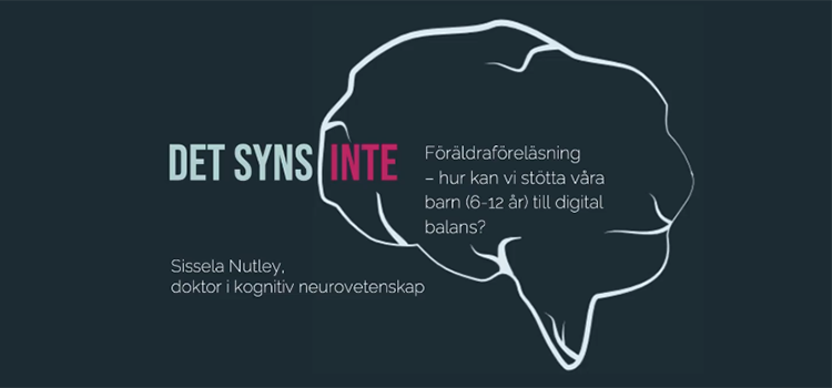 Föreläsning med Sissela Nutley för vårdnadshavare till yngre barn