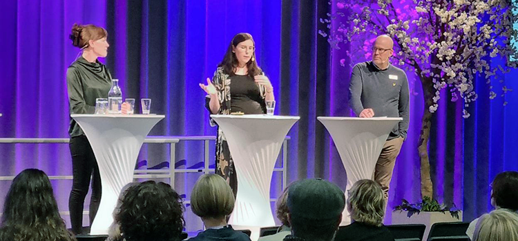 Två initiativ från Skaraborg presenterades på konferensen Framtidsrusta Barn och unga
