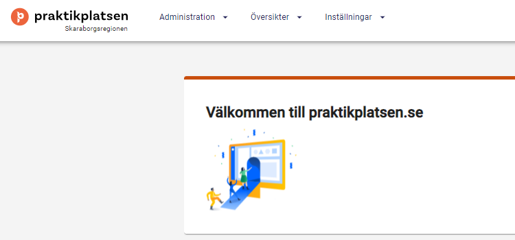 Visning av Nya praktikplatsen.se